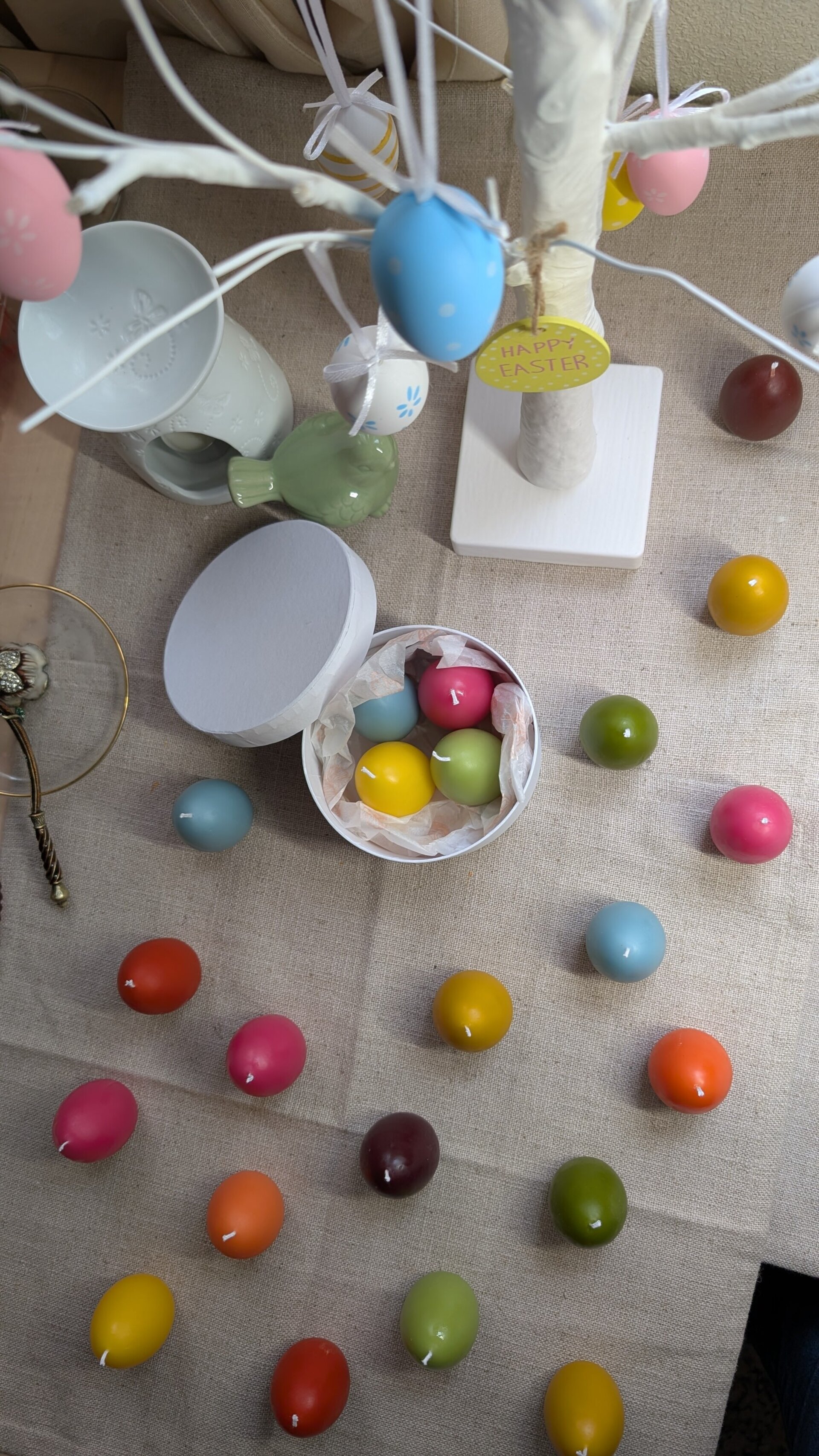 Set de velas huevo Acogedora Pascua - 3