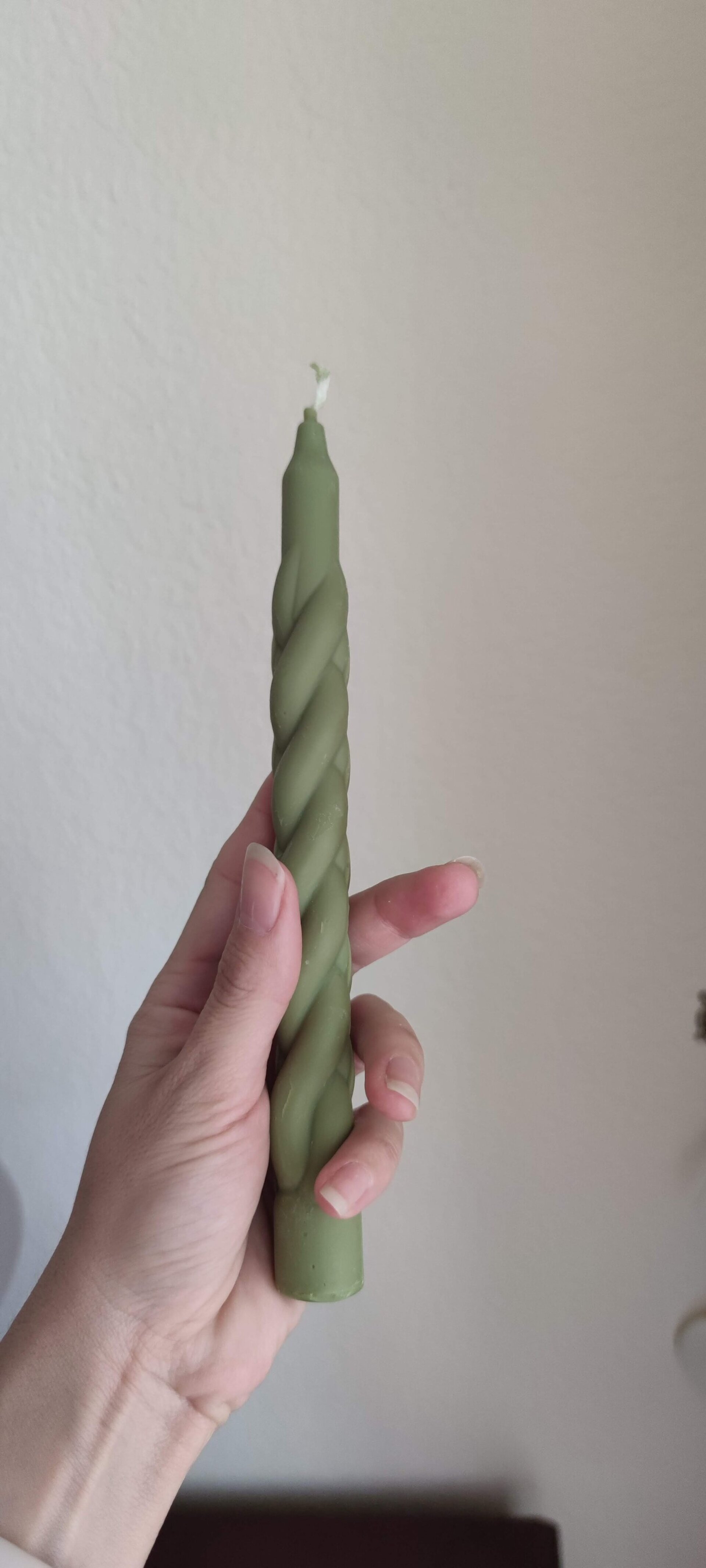 Vela de Mesa Trenzada de Cera de Soja - 5