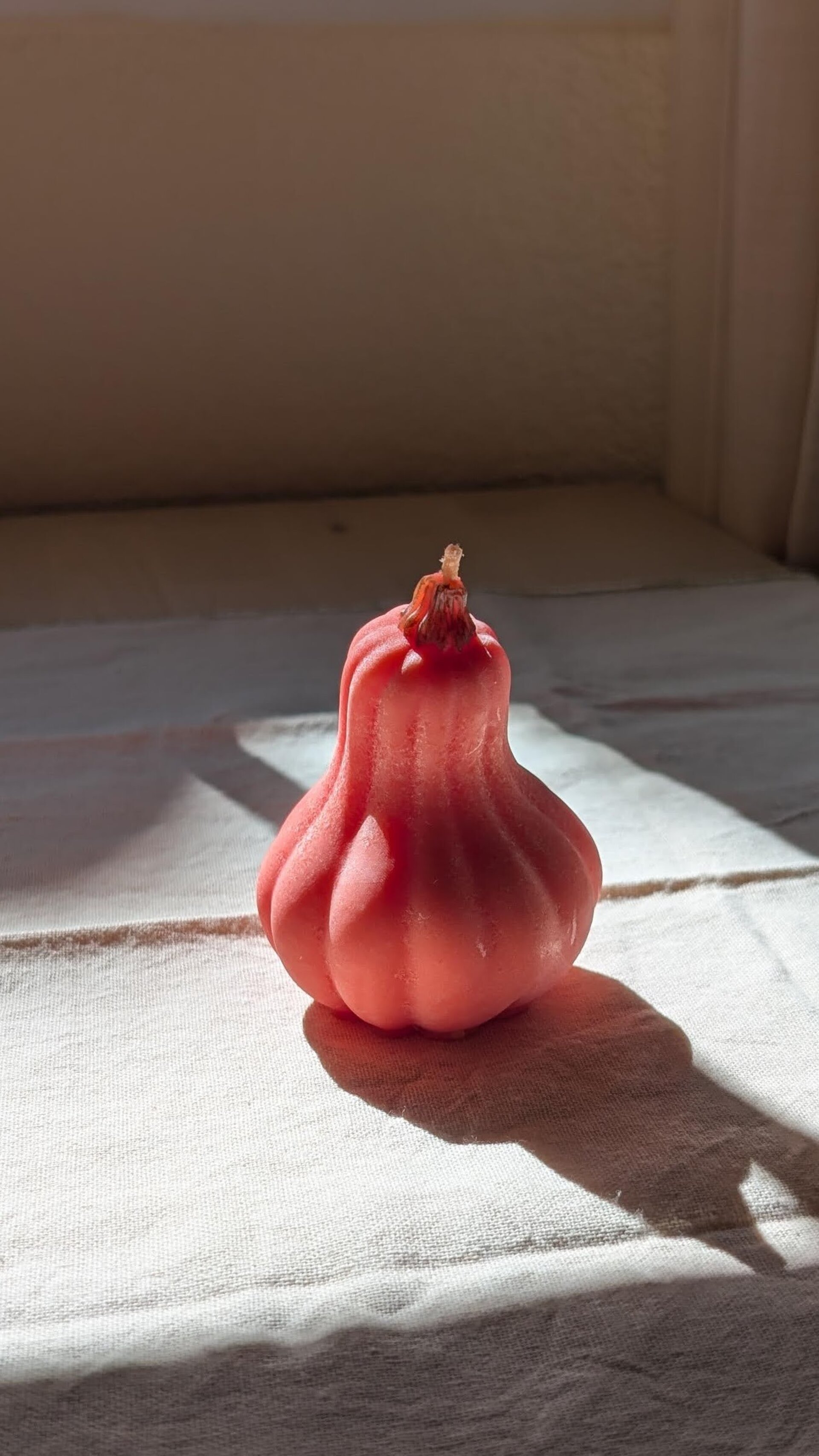 Calabaza Butternut — Vela Artesanal de Cera de Oliva - 1