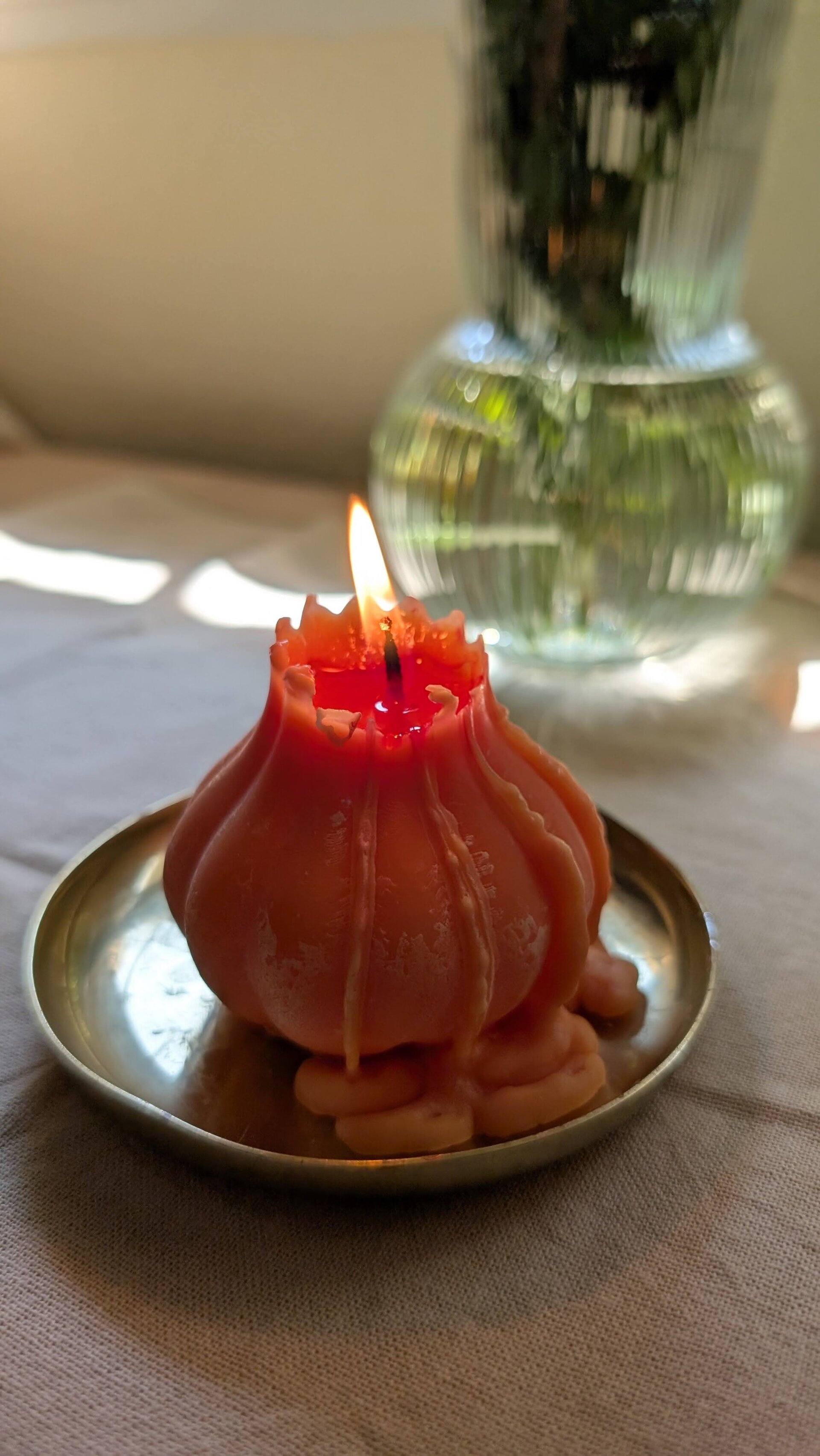 Calabaza Butternut — Vela Artesanal de Cera de Oliva - 2