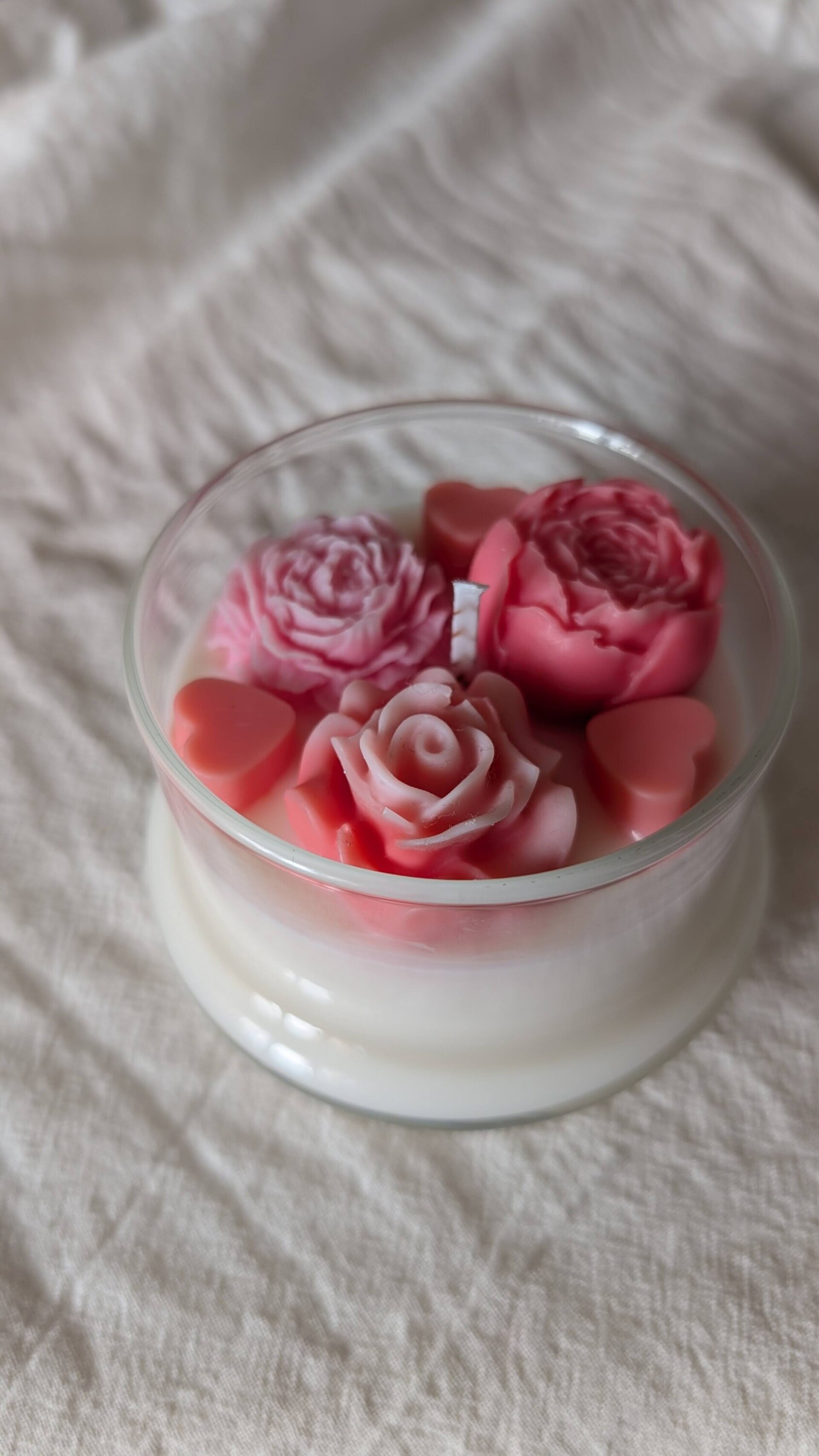 Love&Rose - Vela Artesanal de Cera de Soja - 1