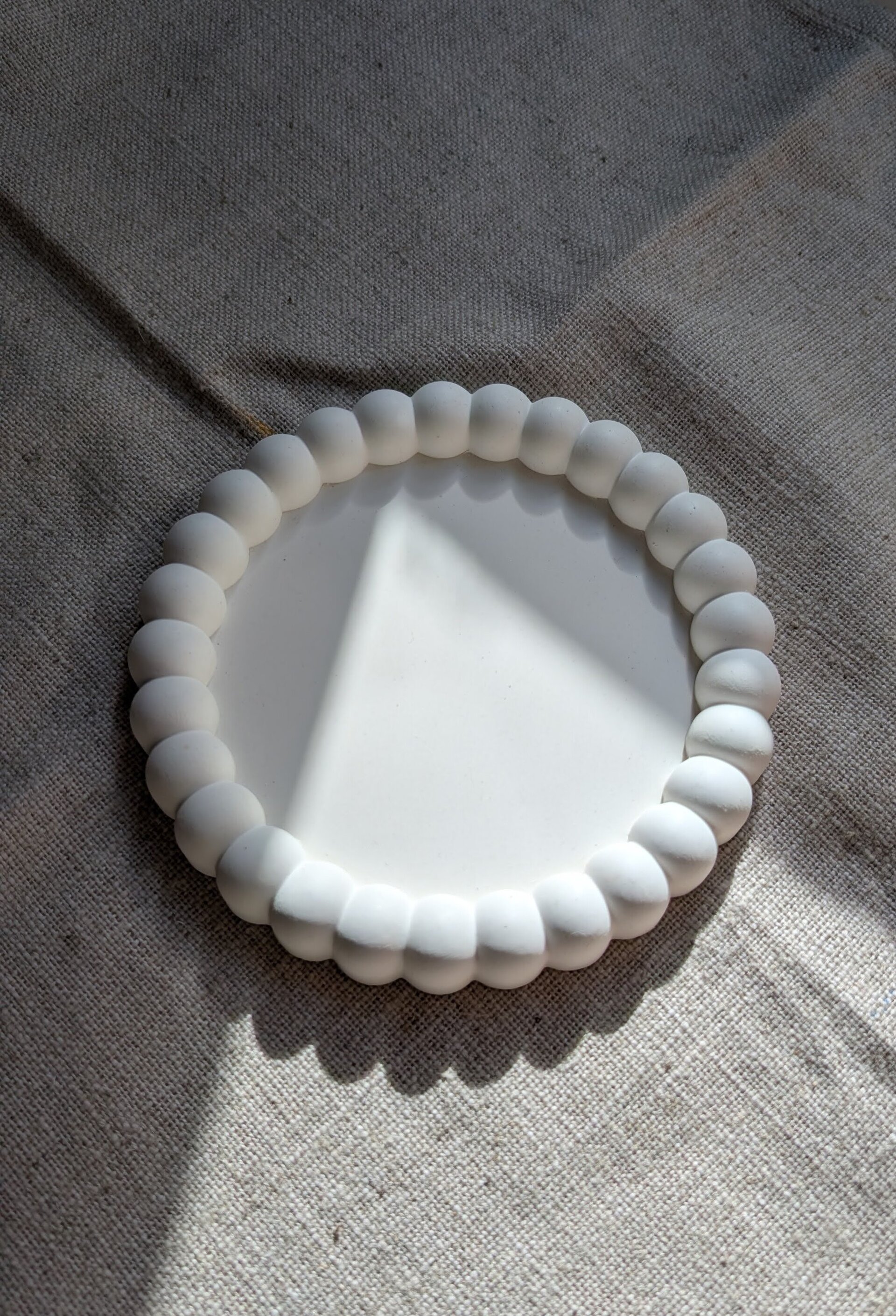 Bandeja Bubble Blanca de Eco‑Resina - 1